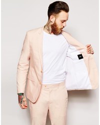 Мужской розовый пиджак от Asos