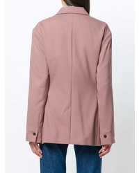 Женский розовый пиджак от Frenken