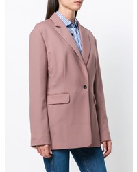 Женский розовый пиджак от Frenken