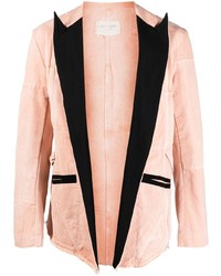 Мужской розовый пиджак от Greg Lauren