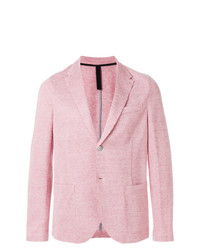 Мужской розовый пиджак от Harris Wharf London