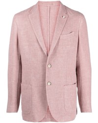 Мужской розовый пиджак от Luigi Bianchi Mantova