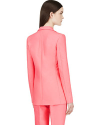 Женский розовый пиджак от Cédric Charlier