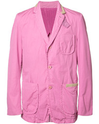Мужской розовый пиджак от Sacai