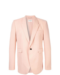Мужской розовый пиджак от Saint Laurent