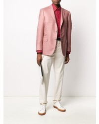 Мужской розовый пиджак от Brioni