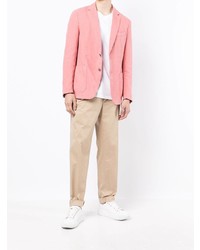 Мужской розовый пиджак от BOSS