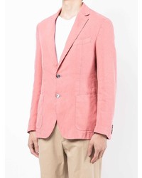 Мужской розовый пиджак от BOSS