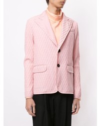 Мужской розовый пиджак от Marco De Vincenzo