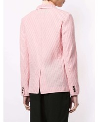 Мужской розовый пиджак от Marco De Vincenzo