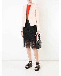 Женский розовый пиджак от Carven