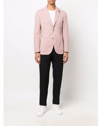 Мужской розовый пиджак от Lardini