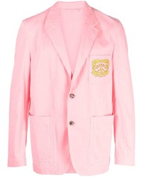 Мужской розовый пиджак от Versace
