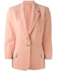 Женский розовый пиджак от Versace