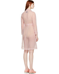 Женский розовый плащ