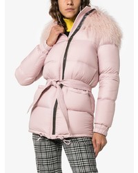 Женский розовый пуховик от Mr & Mrs Italy