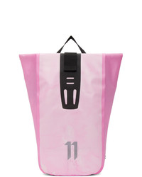 Розовый рюкзак из плотной ткани