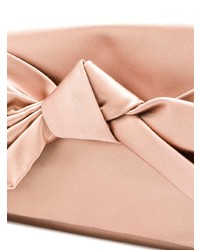 Розовый сатиновый клатч от Tory Burch
