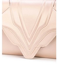Розовый сатиновый клатч от Elena Ghisellini