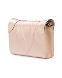 Розовый сатиновый клатч от Elena Ghisellini