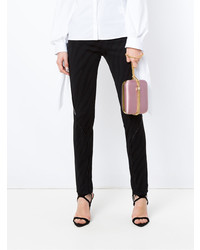 Розовый сатиновый клатч от Tufi Duek