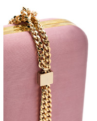 Розовый сатиновый клатч от Tufi Duek