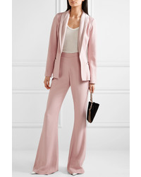 Женский розовый сатиновый пиджак от Brandon Maxwell