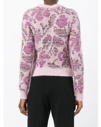 Женский розовый свитер на молнии от A.F.Vandevorst