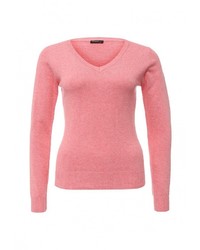 Женский розовый свитер с v-образным вырезом от Baon