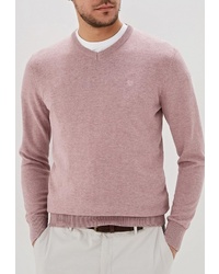 Мужской розовый свитер с v-образным вырезом от Baon