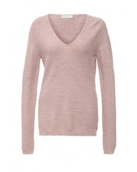 Женский розовый свитер с v-образным вырезом от Delicate Love