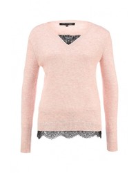 Женский розовый свитер с v-образным вырезом от Top Secret