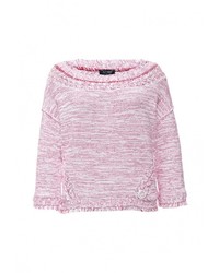Женский розовый свитер с круглым вырезом от Armani Jeans