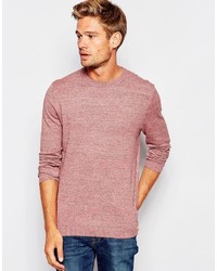 Мужской розовый свитер с круглым вырезом от Asos