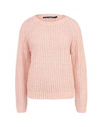 Женский розовый свитер с круглым вырезом от Befree
