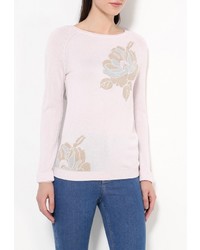 Женский розовый свитер с круглым вырезом от Bestia