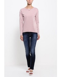 Женский розовый свитер с круглым вырезом от BOSS ORANGE