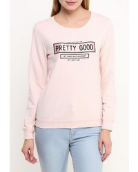 Женский розовый свитер с круглым вырезом от Chic Chic