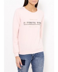 Женский розовый свитер с круглым вырезом от Chic Chic