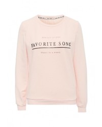 Женский розовый свитер с круглым вырезом от Chic Chic