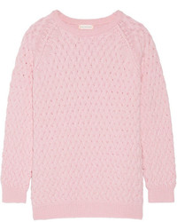 Женский розовый свитер с круглым вырезом от Chinti and Parker
