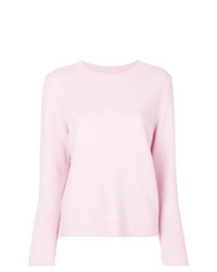 Женский розовый свитер с круглым вырезом от Chinti & Parker
