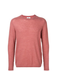 Мужской розовый свитер с круглым вырезом от Closed