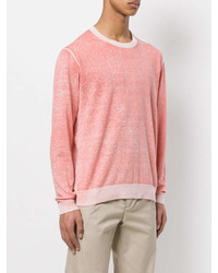 Мужской розовый свитер с круглым вырезом от Closed