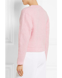 Женский розовый свитер с круглым вырезом от DKNY