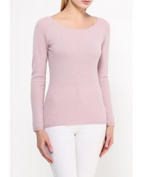 Женский розовый свитер с круглым вырезом от Delicate Love