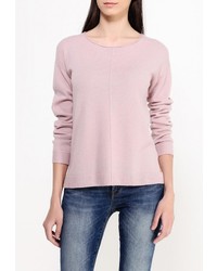 Женский розовый свитер с круглым вырезом от Delicate Love