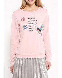 Женский розовый свитер с круглым вырезом от Dorado