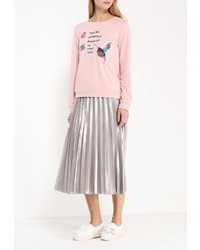 Женский розовый свитер с круглым вырезом от Dorado