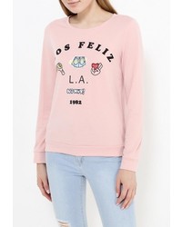 Женский розовый свитер с круглым вырезом от Dorado